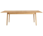 Table à manger extensible Hendrick II - Chêne blanc