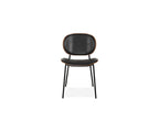 Chaise de salle à manger en cuir Idona