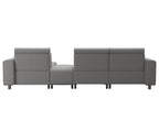 Canapé sectionnel inclinable électrique Stressless® Emily en cuir - Petit