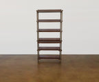Freya 6 étagères avec bureau - Noyer