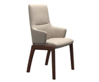 Fauteuil de salle à manger en cuir menthe
