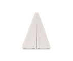 Serre-livres en marbre blanc Adia