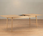 Table à manger extensible Hendrick II - Chêne blanc
