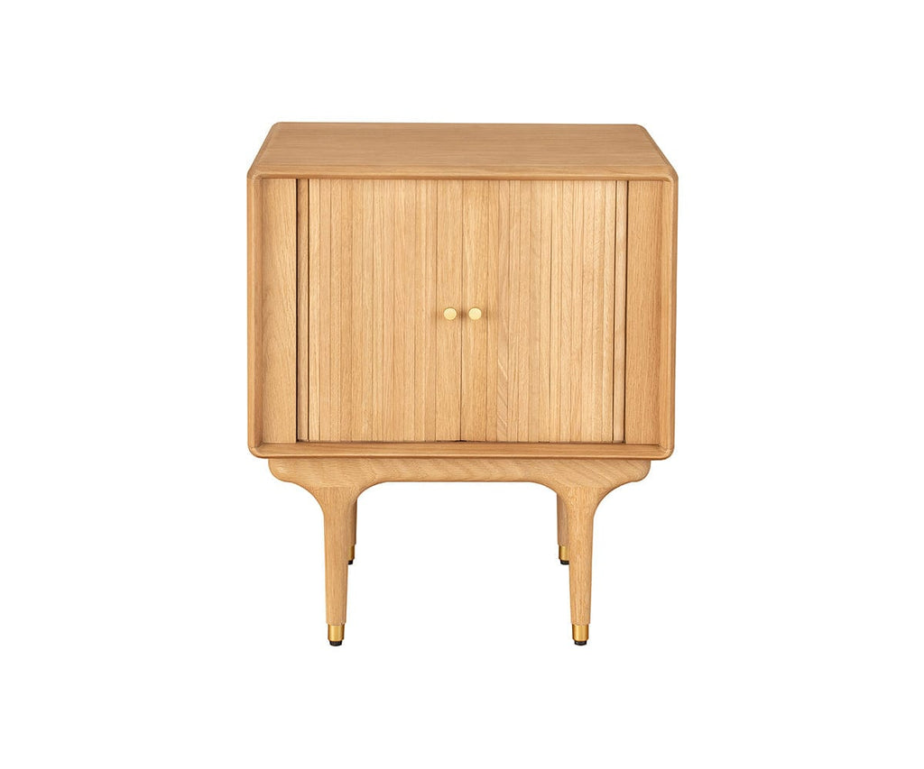 Table de chevet Hendrick Tambour II - Chêne blanc