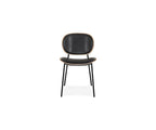 Chaise de salle à manger en cuir Idona