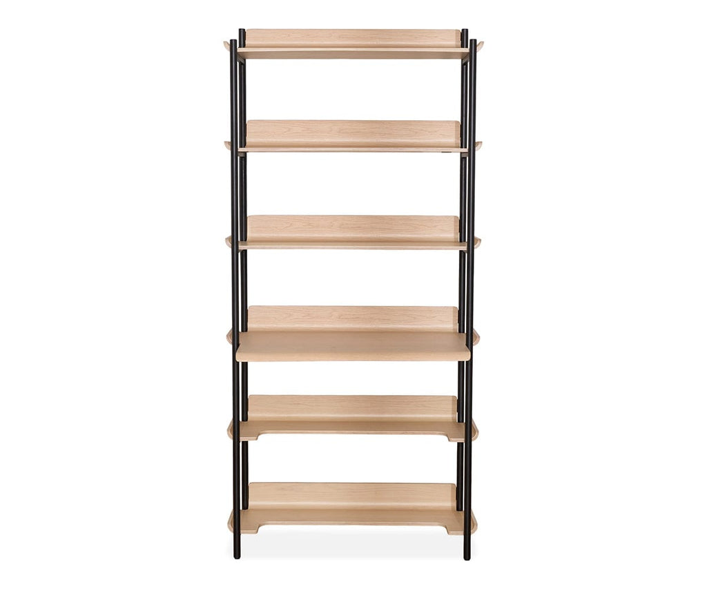 Freya 6 étagères avec bureau - Chêne