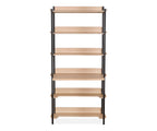 Freya 6 étagères avec bureau - Chêne