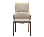 Fauteuil de salle à manger en cuir menthe