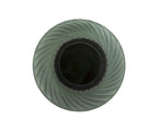 Vase tourbillon bleu sarcelle