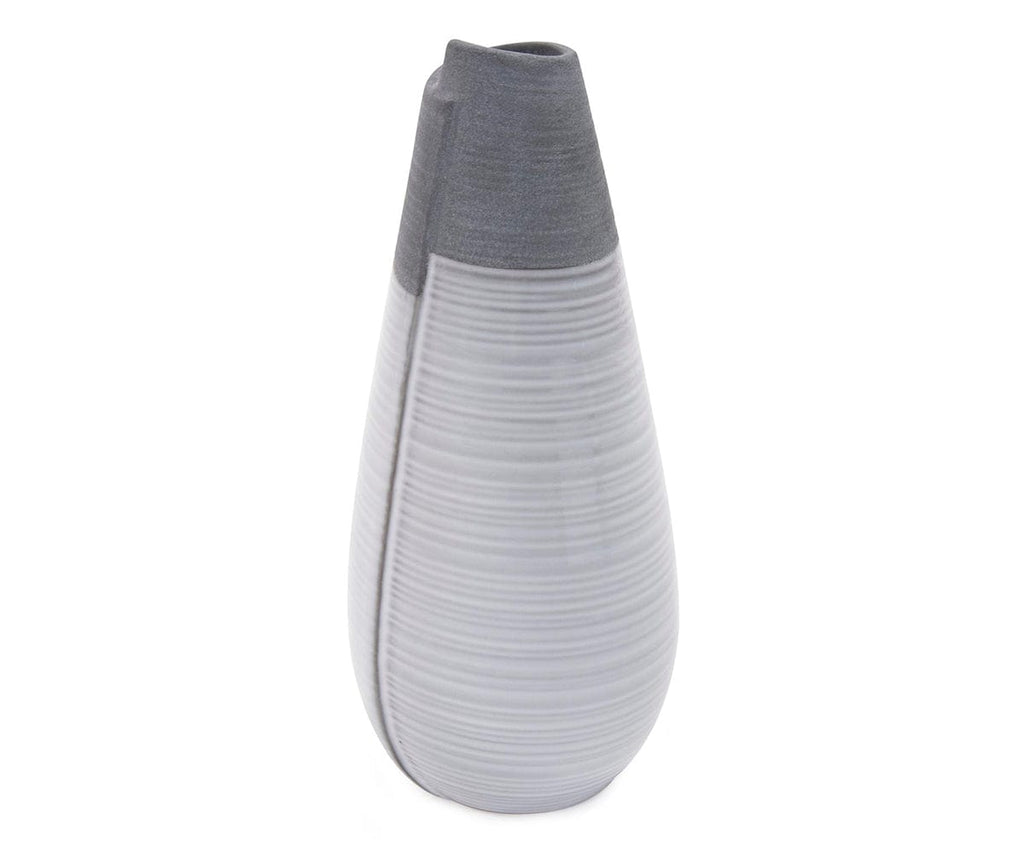 Vase roulé bicolore
