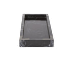 Plateau en marbre miroir noir