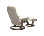 Stressless® Consul Fauteuil inclinable et ottoman - Crème