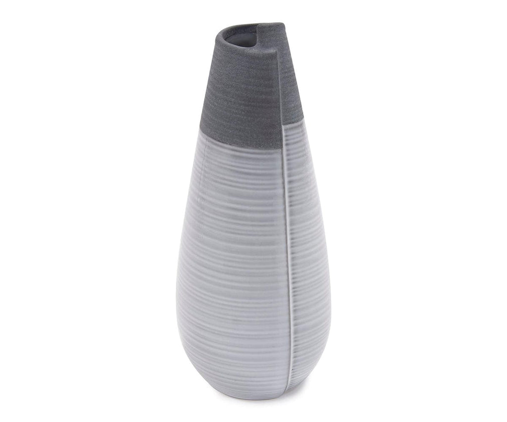 Vase roulé bicolore